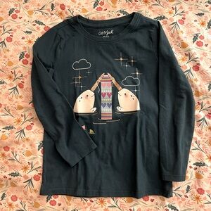 Cat & Jack Dark green long sleeve size XS